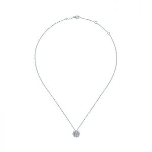14k White Gold Diamond Fashion Necklace NK4772W45JJ