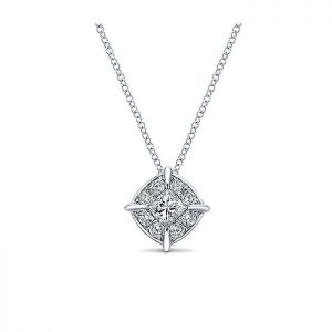14k White Gold Diamond Fashion Necklace NK4899W44JJ