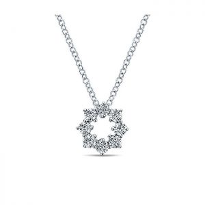 14k White Gold Diamond Fashion Necklace NK4903W45JJ