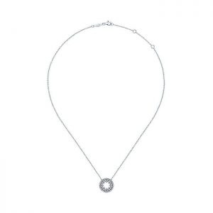 14k White Gold Diamond Fashion Necklace NK4927W45JJ