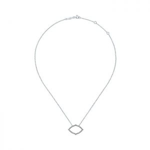 14k White Gold Diamond Fashion Necklace NK4931W45JJ