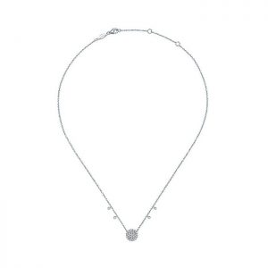14k White Gold Diamond Fashion Necklace NK4949W45JJ