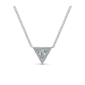 14k White Gold Diamond Fashion Necklace NK4951W45JJ