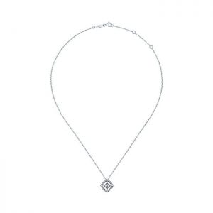 14k White Gold Diamond Fashion Necklace NK4955W45JJ