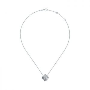 14k White Gold Diamond Fashion Necklace NK4956W45JJ