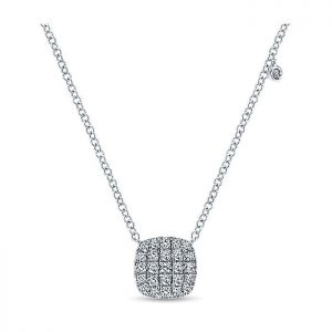 14k White Gold Diamond Fashion Necklace NK4967W45JJ