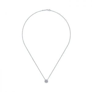 14k White Gold Diamond Fashion Necklace NK5037W44JJ