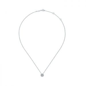 14k White Gold Diamond Fashion Necklace NK5055W44JJ