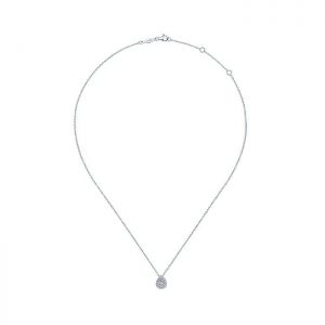 14k White Gold Diamond Fashion Necklace NK5058W44JJ