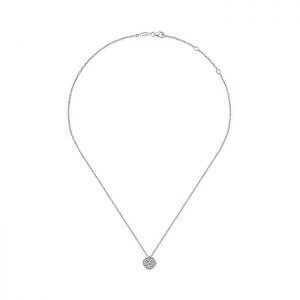 14k White Gold Diamond Fashion Necklace NK5063W44JJ