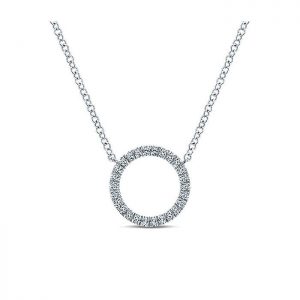 14k White Gold Diamond Fashion Necklace NK5078W45JJ