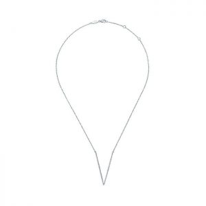 14k White Gold Diamond Fashion Necklace NK5214W45JJ