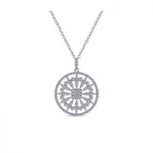 14k White Gold Diamond Fashion Necklace NK5259W45JJ