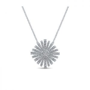 14k White Gold Diamond Fashion Necklace NK5261W45JJ