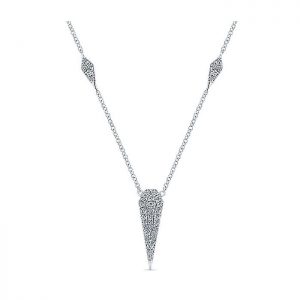 14k White Gold Diamond Fashion Necklace NK5281W45JJ