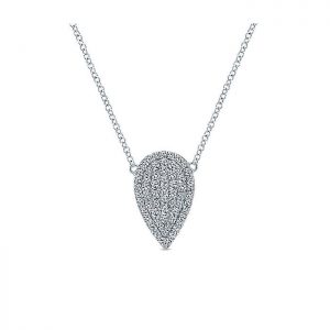 14k White Gold Diamond Fashion Necklace NK5304W45JJ