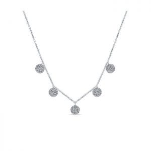 14k White Gold Diamond Fashion Necklace NK5327W45JJ