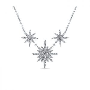 14k White Gold Diamond Fashion Necklace NK5571W45JJ