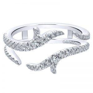 14k White Gold Diamond Jacket Anniversary Band AN12547M-W44JJ