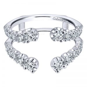 14k White Gold Diamond Jacket Anniversary Band AN12552M-W44JJ