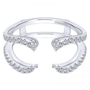 14k White Gold Diamond Jacket Anniversary Band AN12738S-W44JJ