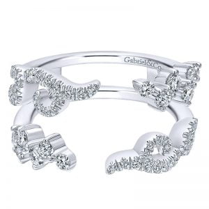 14k White Gold Diamond Jacket Anniversary Band AN12742M-W44JJ