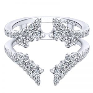 14k White Gold Diamond Jacket Anniversary Band AN12744M-W44JJ