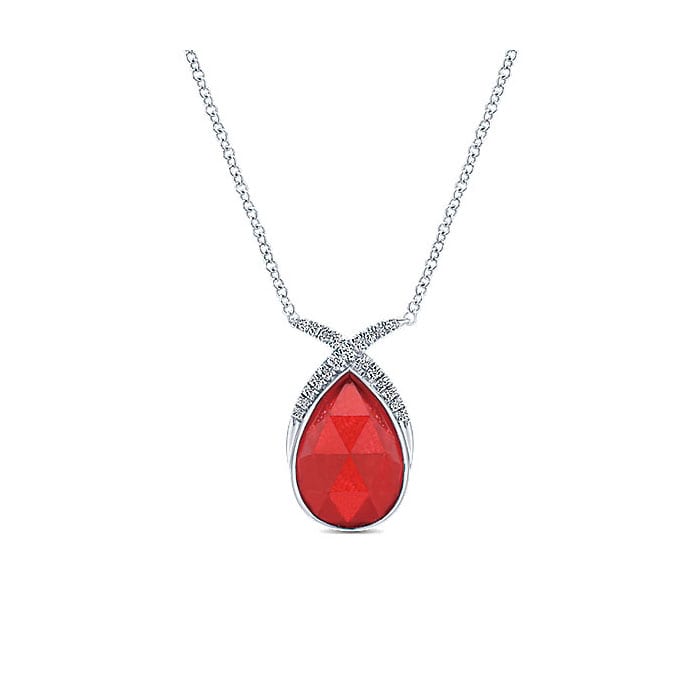 gemstone pendant necklaces