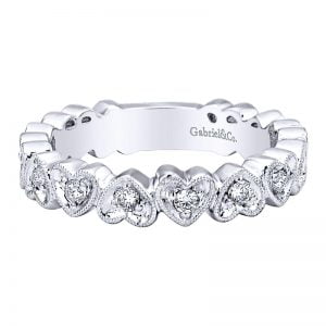 14k White Gold Stackable Ladies' Ring LR4412W45JJ