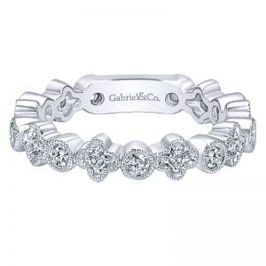 14k White Gold Stackable Ladies' Ring LR4414W45JJ