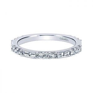 14k White Gold Diamond Stackable Ladies' Ring LR4572W44JJ