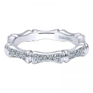 14k White Gold Stackable Ladies' Ring LR4578W45JJ