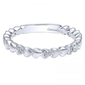 14k White Gold Stackable Ladies' Ring LR4831W45JJ