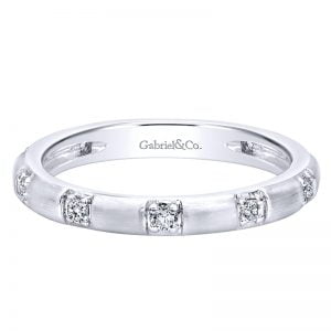 14k White Gold Stackable Ladies' Ring LR4836W45JJ