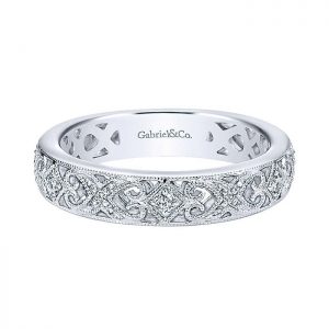 14k White Gold Diamond Stackable Ladies' Ring LR4854W44JJ