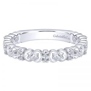 14k White Gold Stackable Ladies' Ring LR4874W45JJ