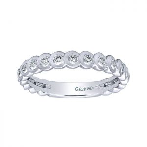 14k White Gold Diamond Stackable Ladies' Ring LR4905W44JJ