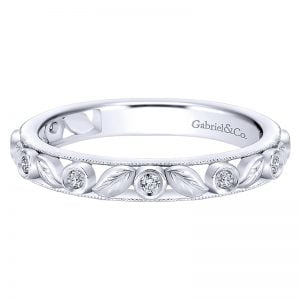 14k White Gold Stackable Ladies' Ring LR5644W45JJ