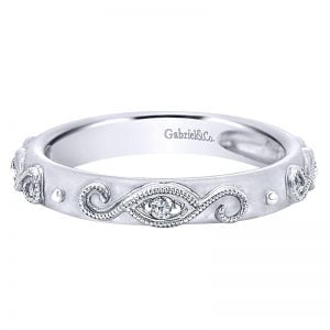 14k White Gold Stackable Ladies' Ring LR5706W45JJ