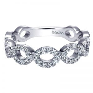 14k White Gold Stackable Ladies' Ring LR6222W45JJ