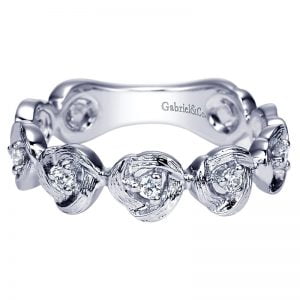 14k White Gold Stackable Ladies' Ring LR6323W45JJ