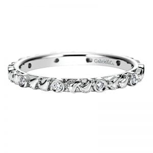 14k White Gold Stackable Ladies' Ring LR6361W45JJ