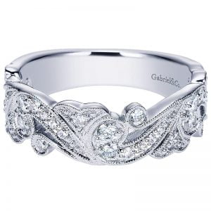 14k White Gold Stackable Ladies' Ring LR9226W45JJ