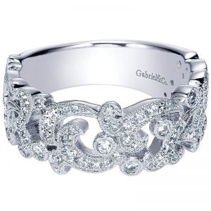 14k White Gold Stackable Ladies' Ring LR9230W45JJ