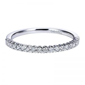 14K White Gold Diamond Straight 14K White Gold Anniversary Band AN7610W44Jj