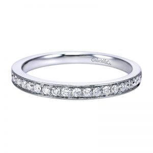 14K White Gold Diamond Straight 14K White Gold Anniversary Band AN7670W44Jj