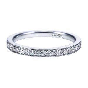 14k White Gold Diamond Straight Anniversary Band AN7674W44JJ