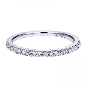 14k White Gold Diamond Straight Anniversary Band AN7682W44JJ