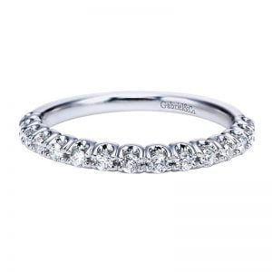 14k White Gold Diamond Straight Anniversary Band AN7702W44JJ