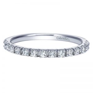 14K White Gold Diamond Straight 14K White Gold Anniversary Band AN7753W44Jj